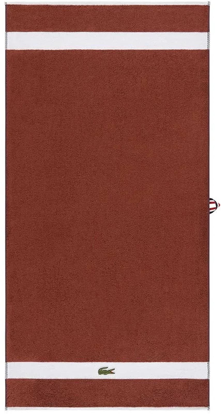 LACOSTE Duschtuch LCASUAL terrebattue Frottier Baumwolle