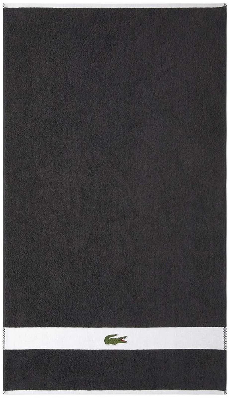 LACOSTE Handtuch LCASUAL Bitume Frottier Baumwolle