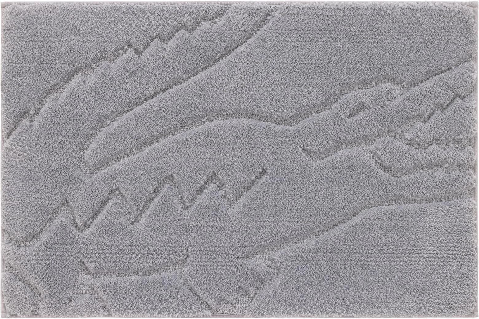 Lacoste Badematte LHERITAGE Grau 50x80 cm Polyester