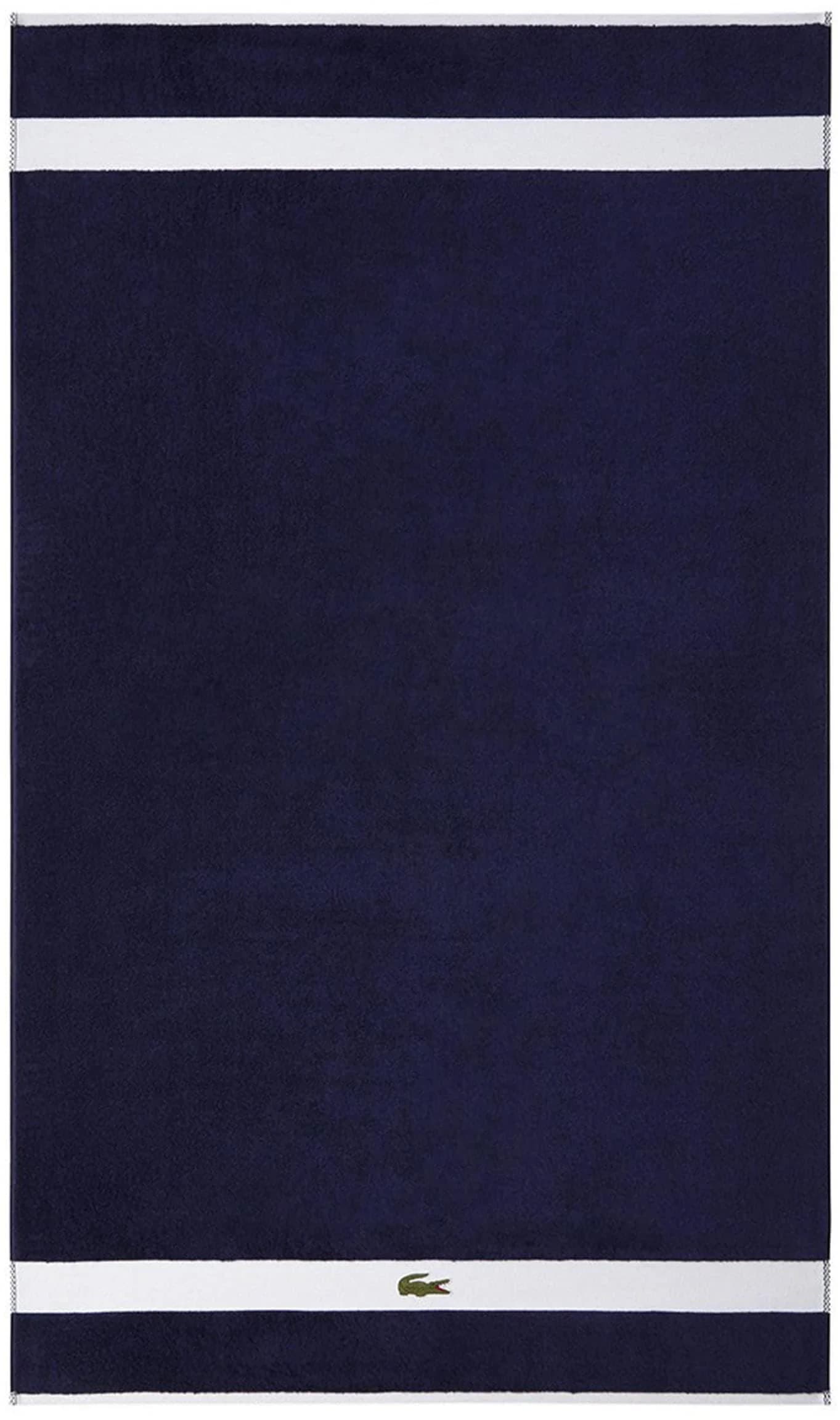 LACOSTE Badetuch LCASUAL Marine 100% Baumwolle
