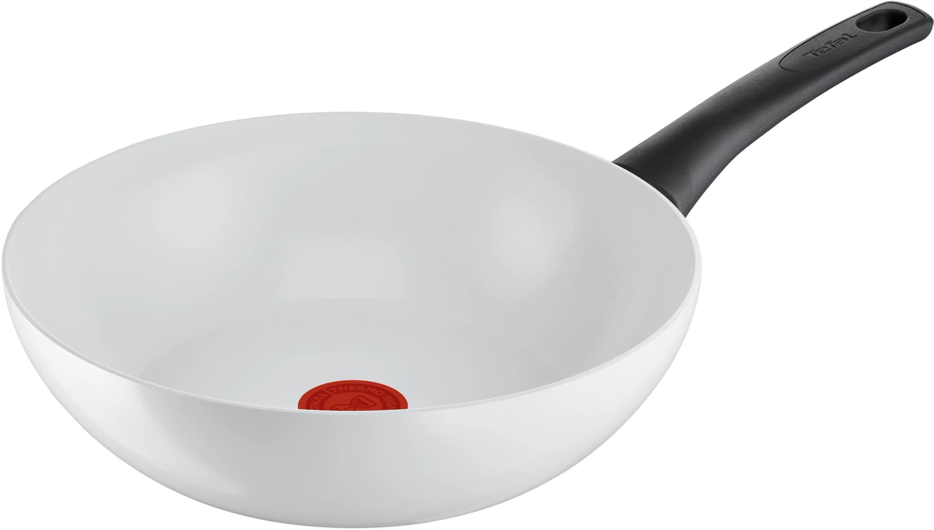 TEFAL Ceramic Control Wokpfanne Induktion 28 cm Weiß