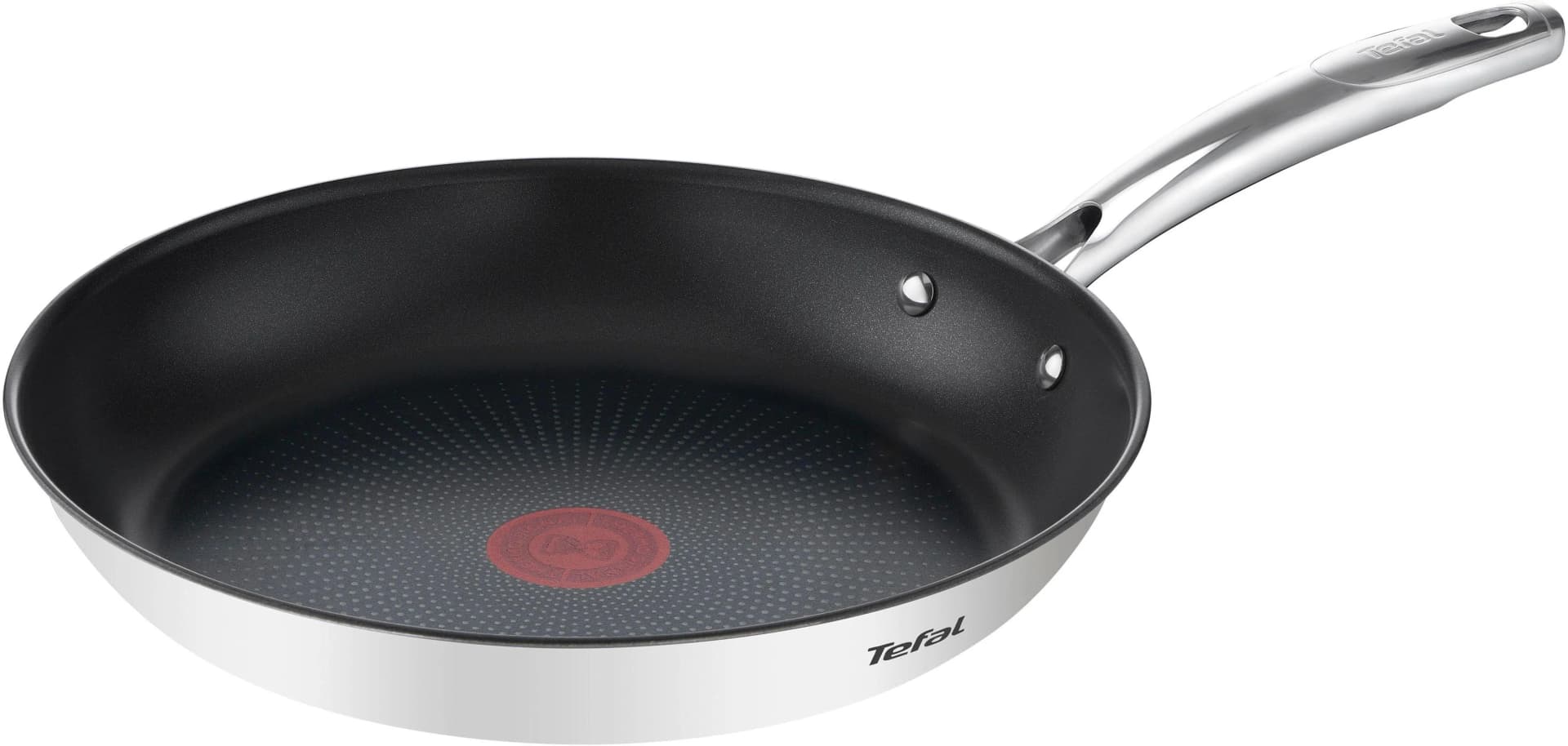 Tefal Duetto+ Bratpfanne 28cm Antihaft Edelstahl Schwarz