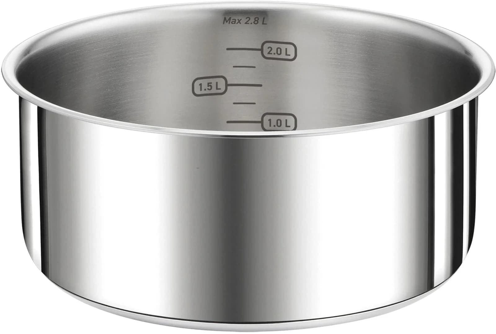 Kasserolle TEFAL Ingenio Preference 20 cm Edelstahl Hochglanzpoliert