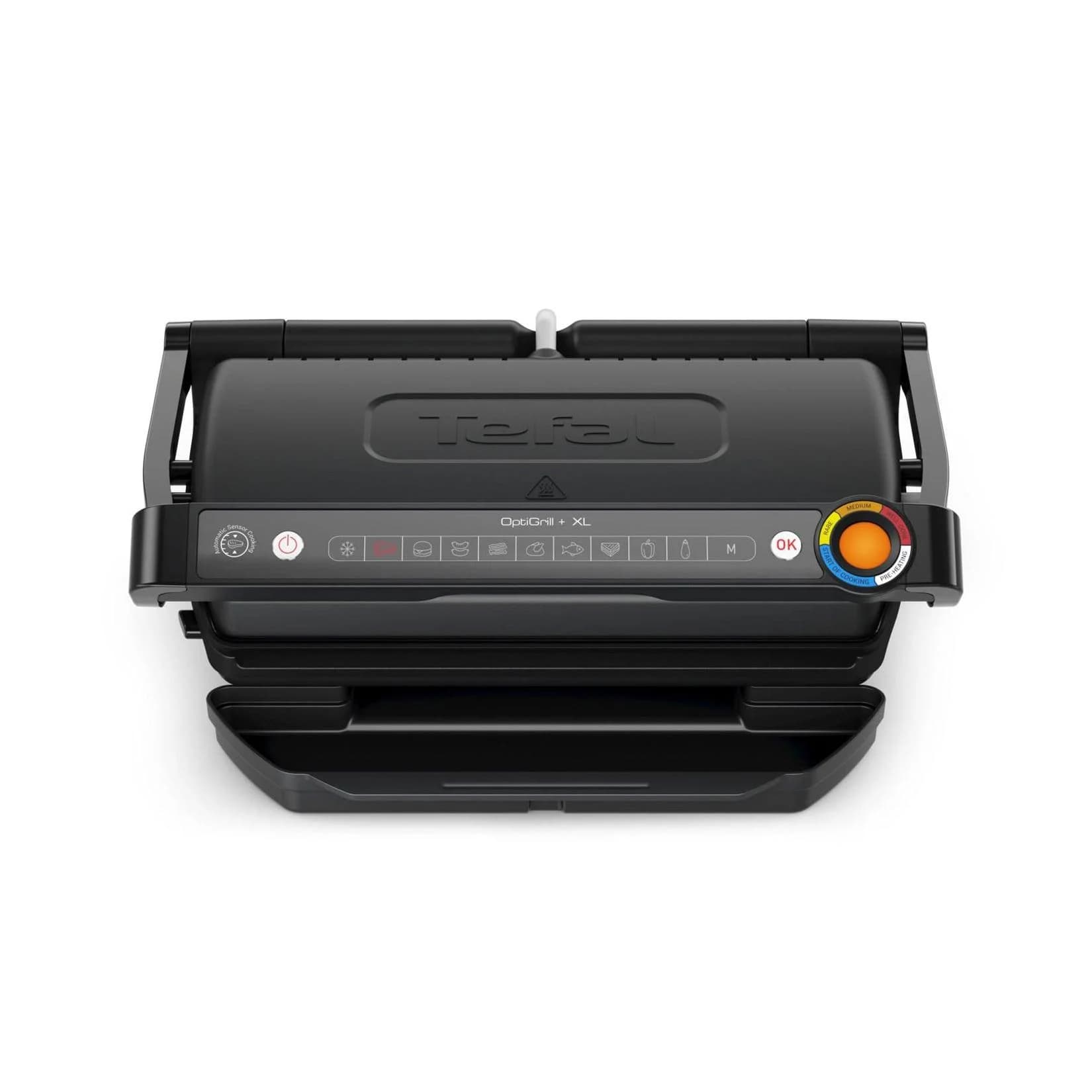 Tefal OptiGrill+ XL Kontaktgrill Schwarz 9 automatische Programme