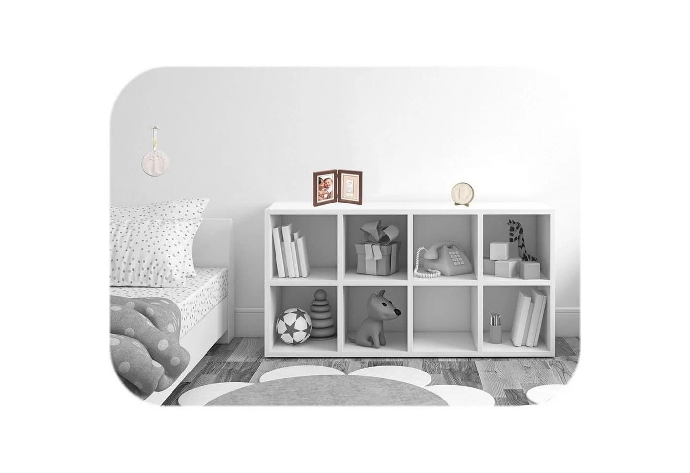 BABY ART Handabdruck-Set Baby Hand & Fuß Gipsabdruck Braun