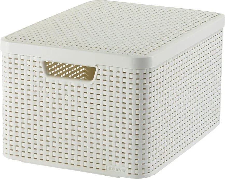 Curver Organizer STYLE Box S 3er Set Aufbewahrungsbox Creme