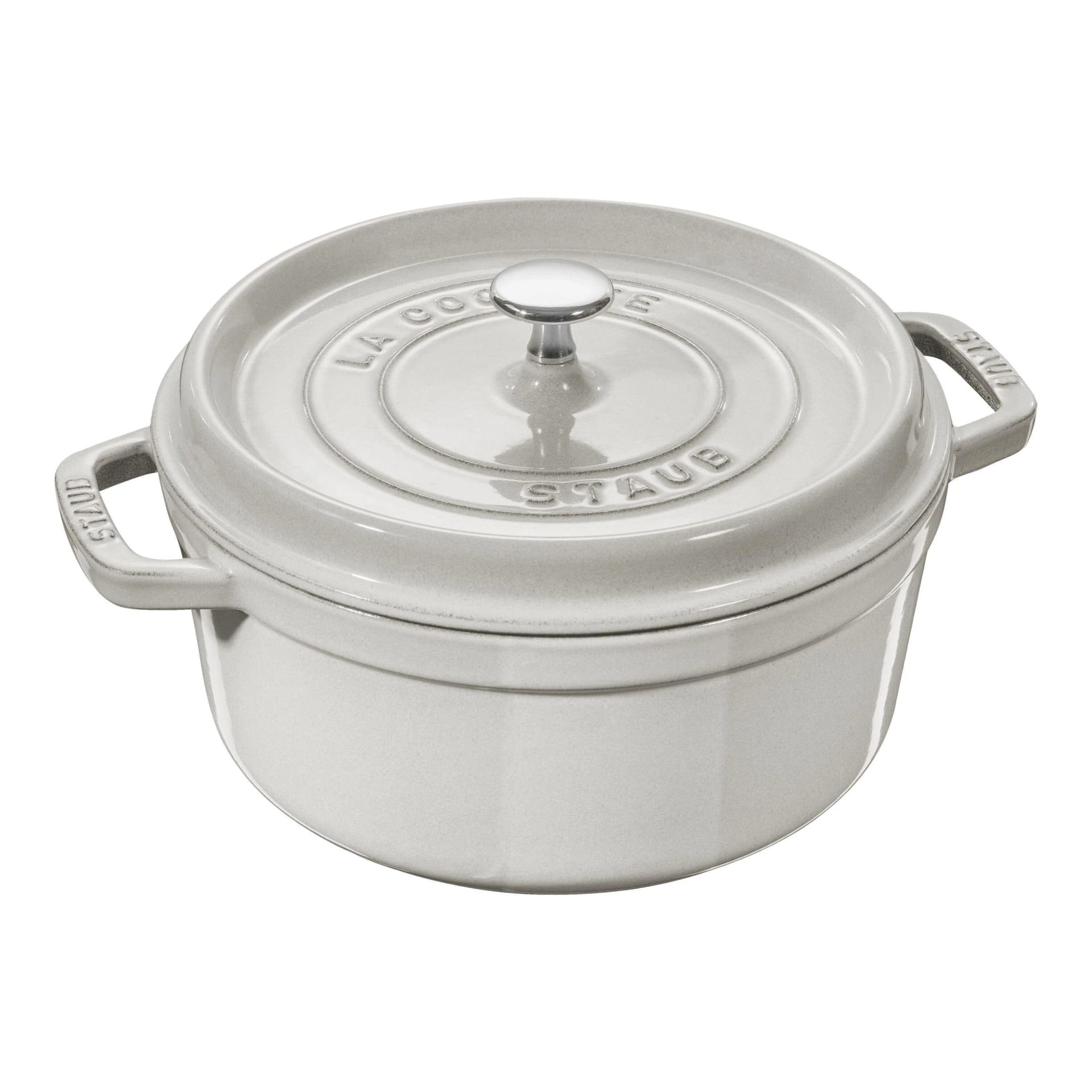 Staub Bräter COCOTTE LA Gusseisen Beige 6,70 Liter