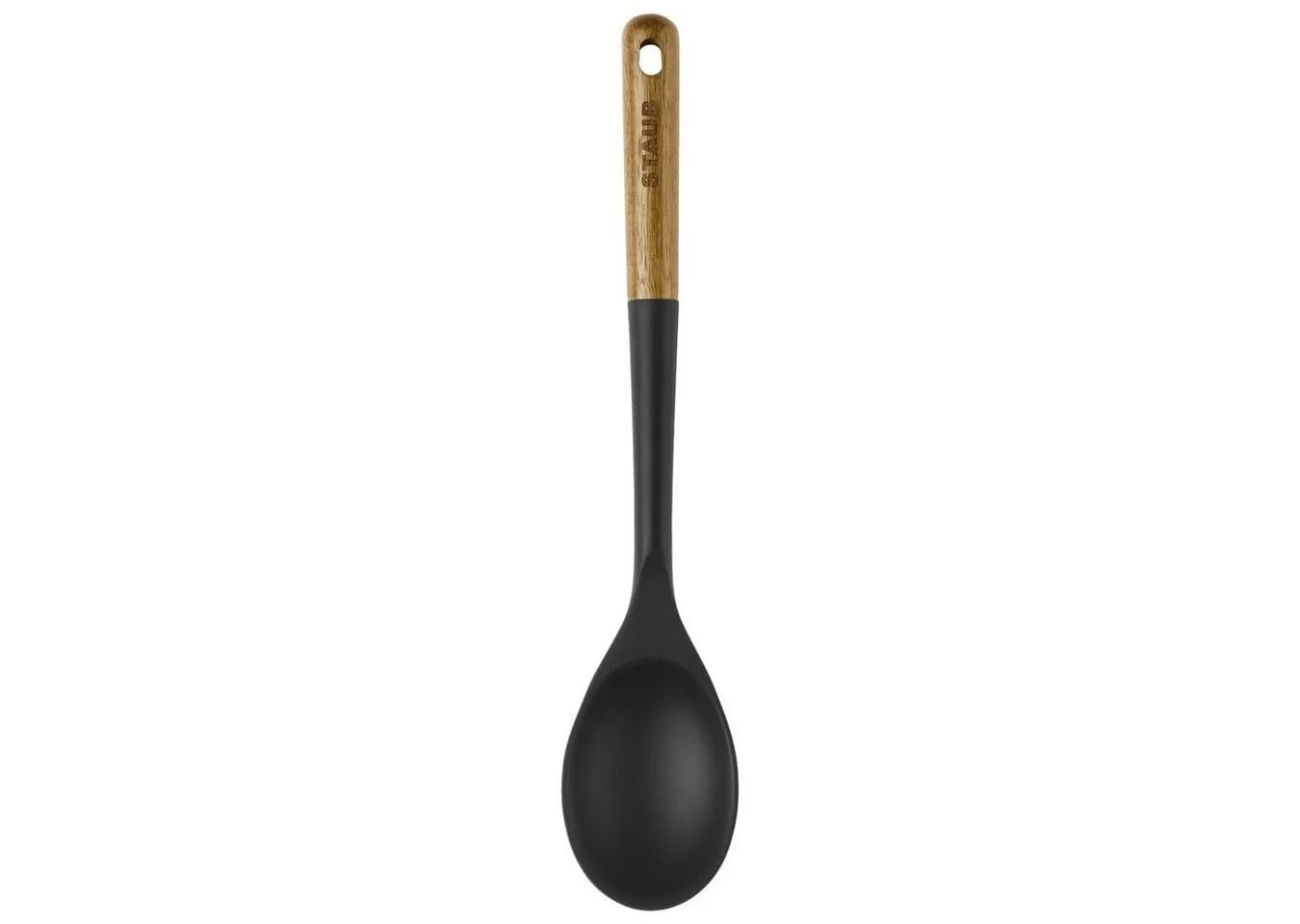 Staub Servierlöffel Schwarz Silikon Ergonomischer Griff