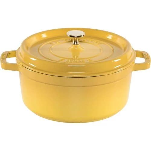 Staub La Cocotte 24 cm rund Citron Gusseisen Schmortopf