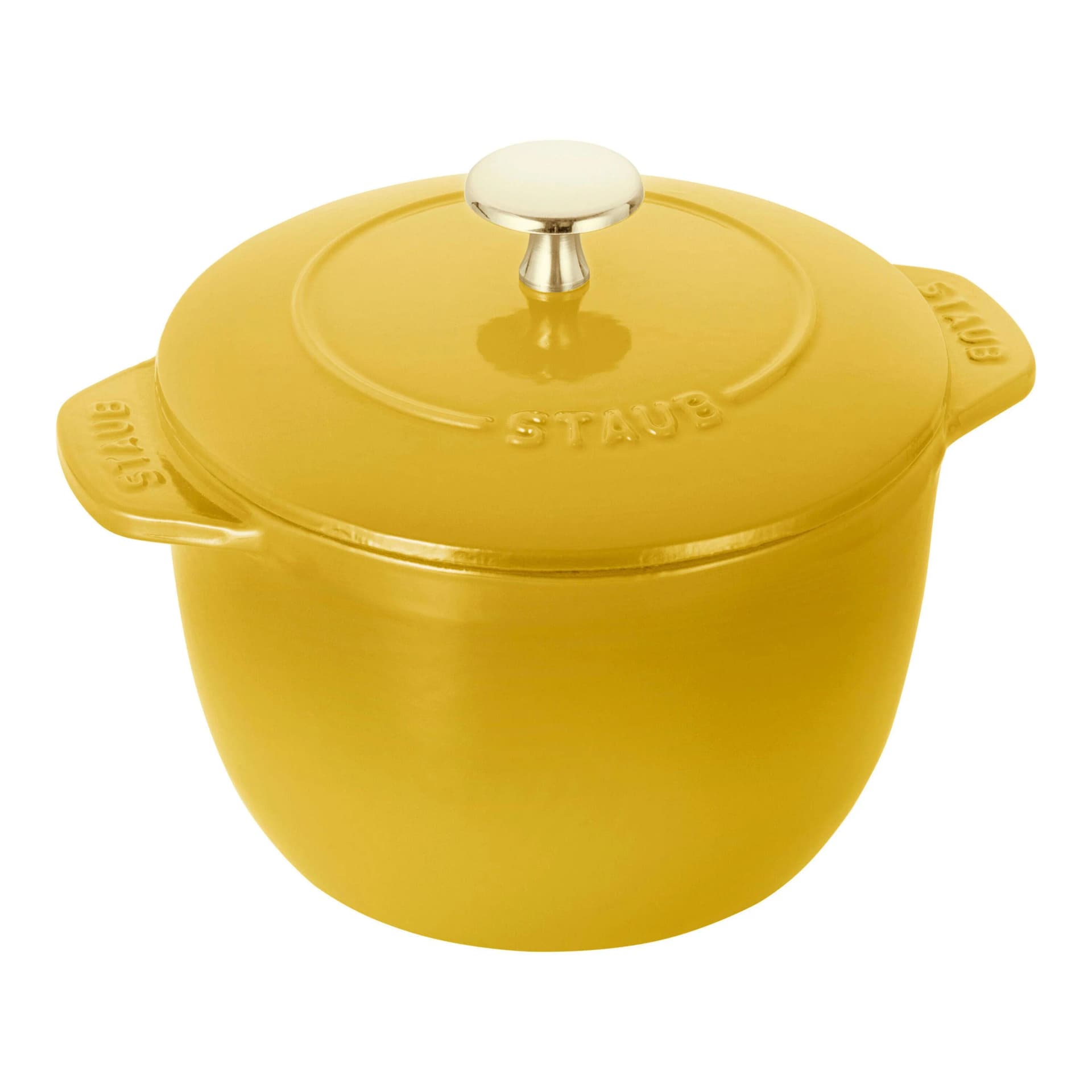 Staub La Cocotte Reis-Cocotte 26 cm Gelb Emailliertes Gusseisen