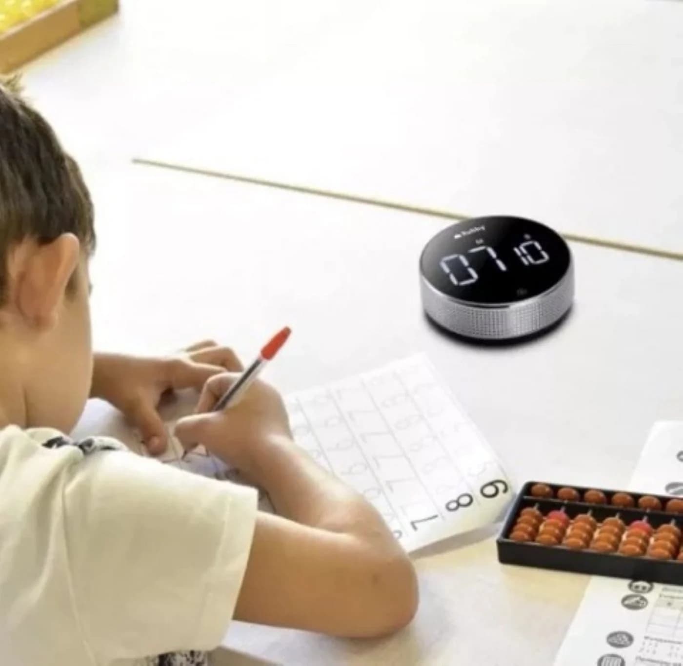 Ruhhy Küchentimer Magnetischer LED-Digital-Timer mit Stoppuhrfunktion, tragbar & kompakt