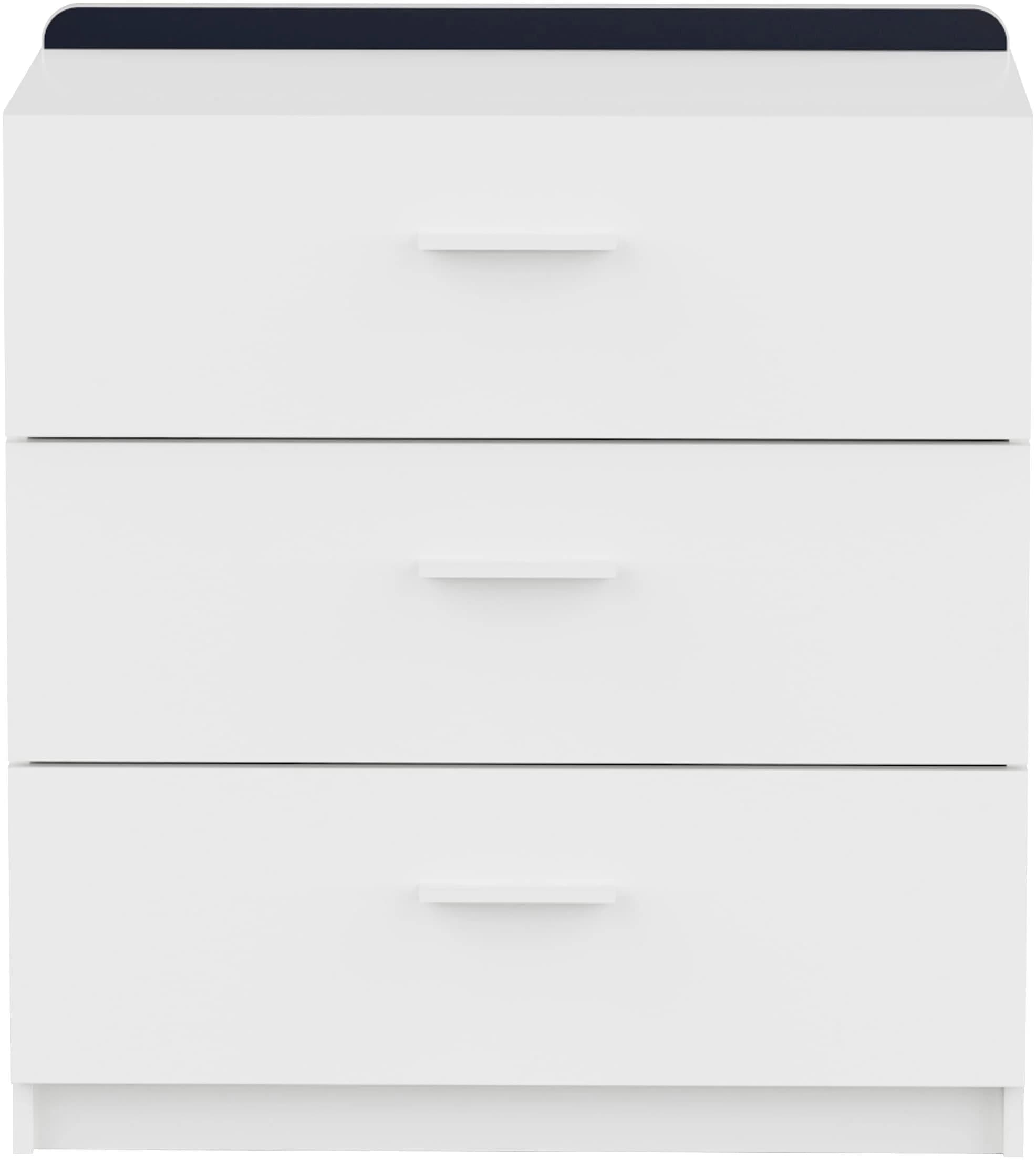 Demeyere Group REVERSO Kommode 3 Schubladen Weiß Matt