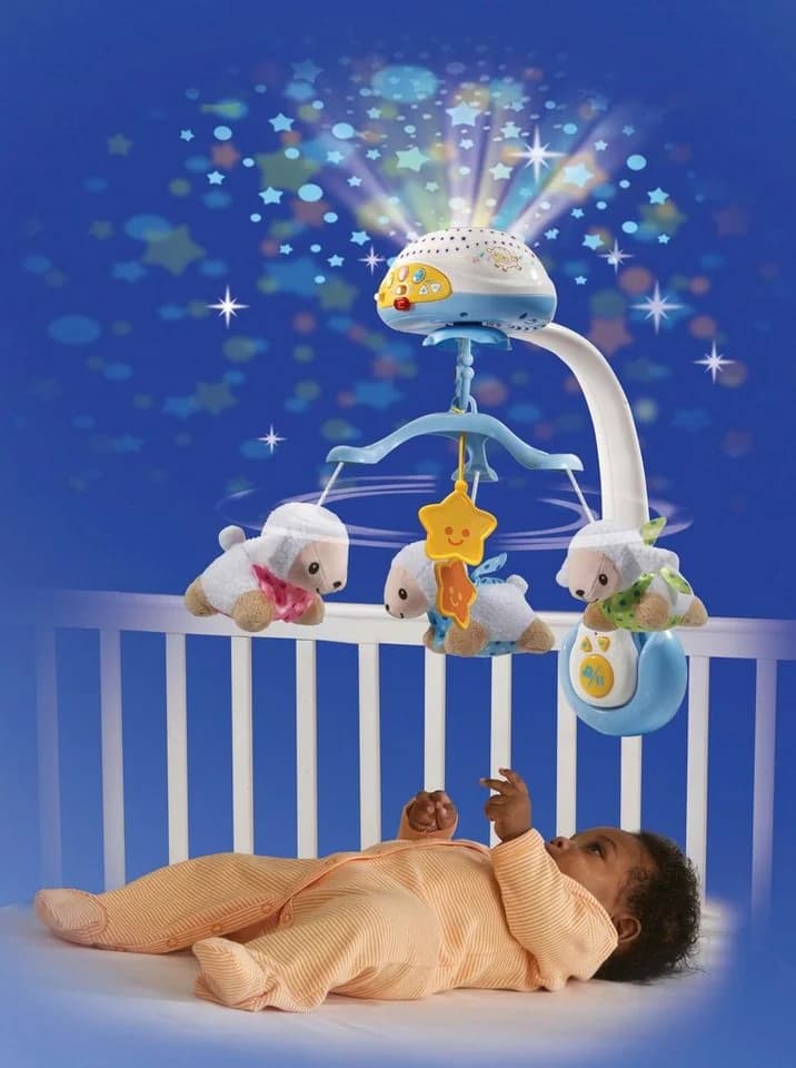 VTech Baby Mobile Schäfchen mit Licht- und Soundeffekten