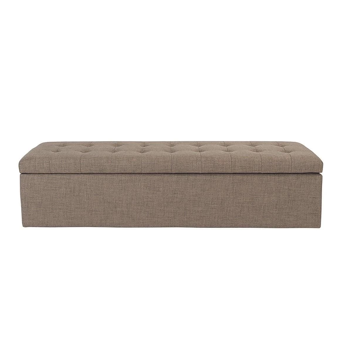Signature Aufbewahrungsbank Taupe Stoff