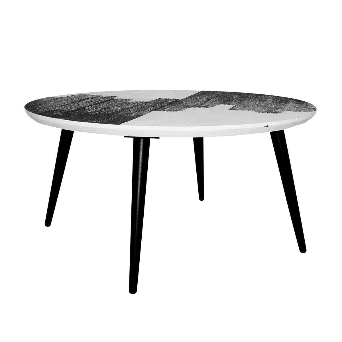 Signature COUCHTISCH Abstract Schwarz
