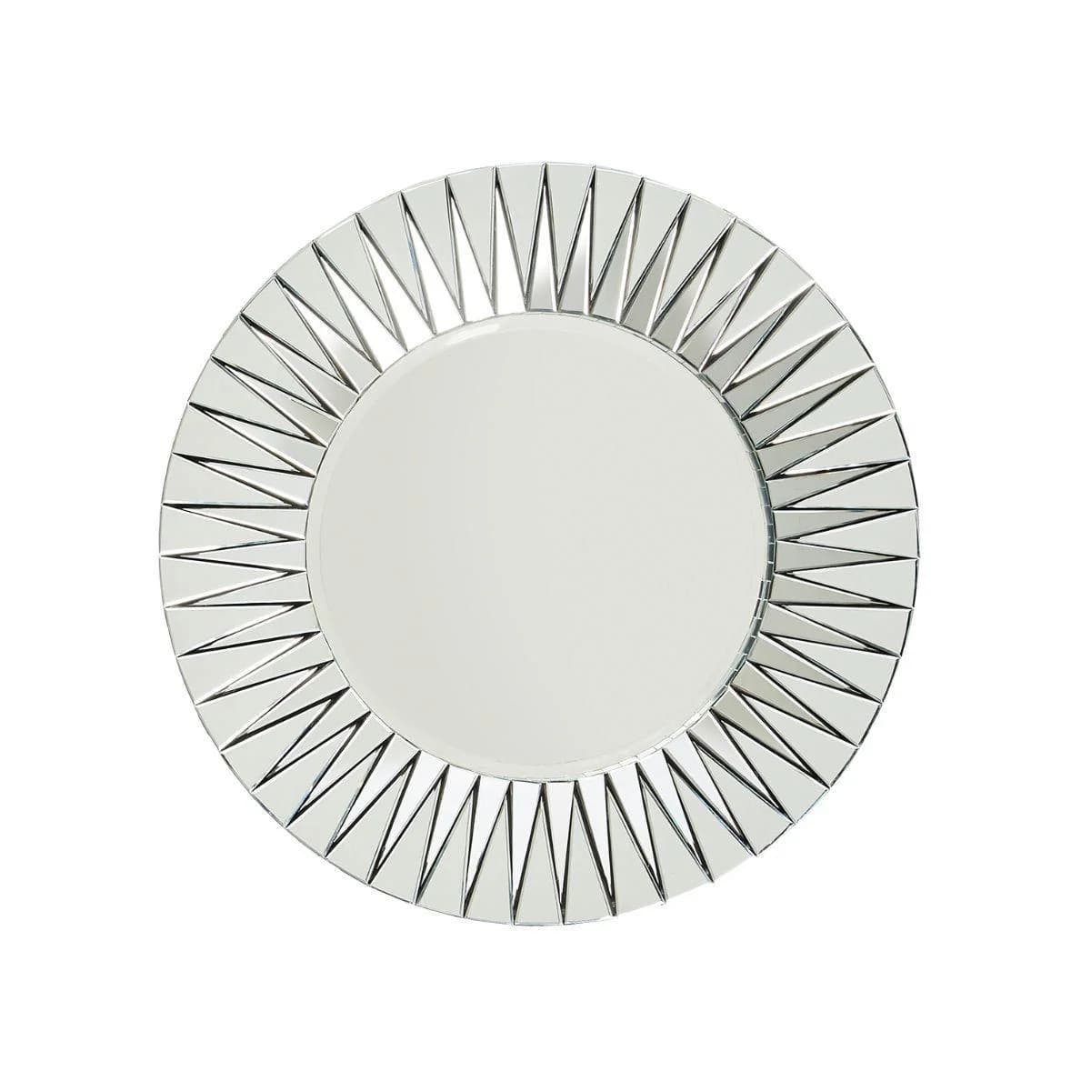 Signature Wandspiegel Anémone Glas Silber Ø 100 cm