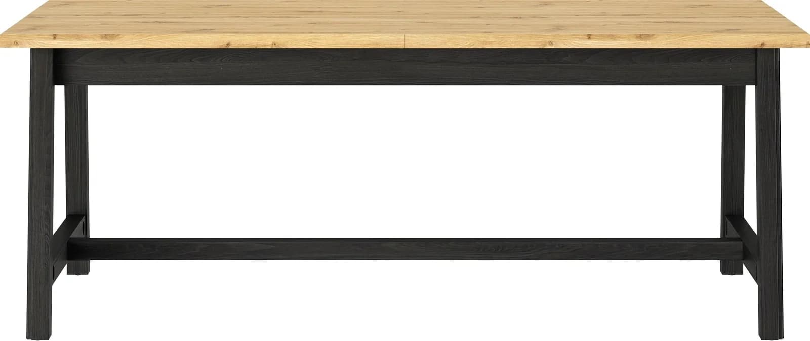 Esstisch GAMI Sequoia Schwarz Eiche Artisan Erweiterbar