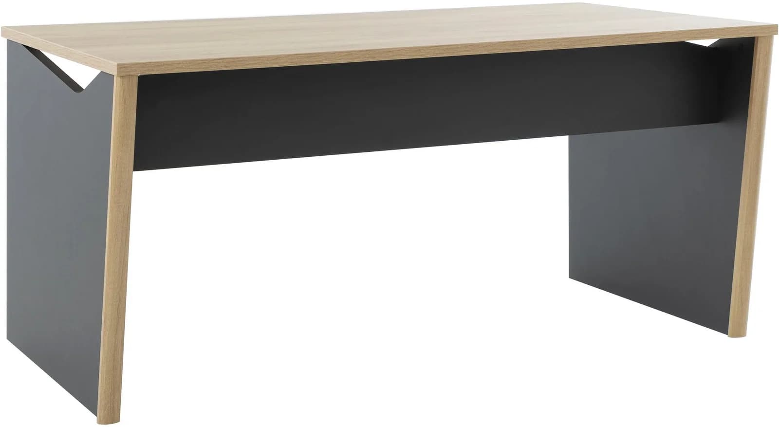 GAMI ITALIC Schreibtisch 160cm Eiche Bocage Anthrazit