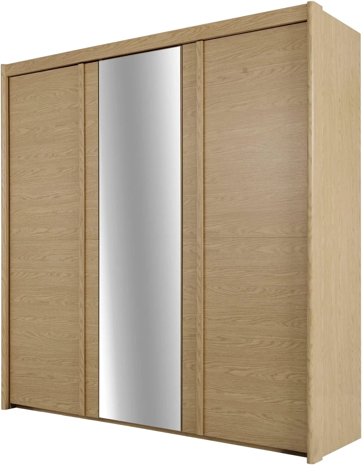 GAMI IZADI Kleiderschrank Beige 3-Türer mit Soft-Close