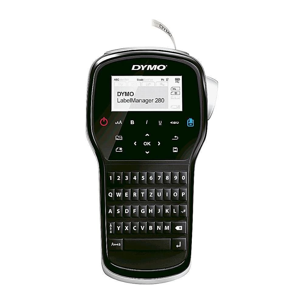 Dymo Beschriftungsgerät LM 280 mit 12 mm Schriftband Schwarz auf Weiß