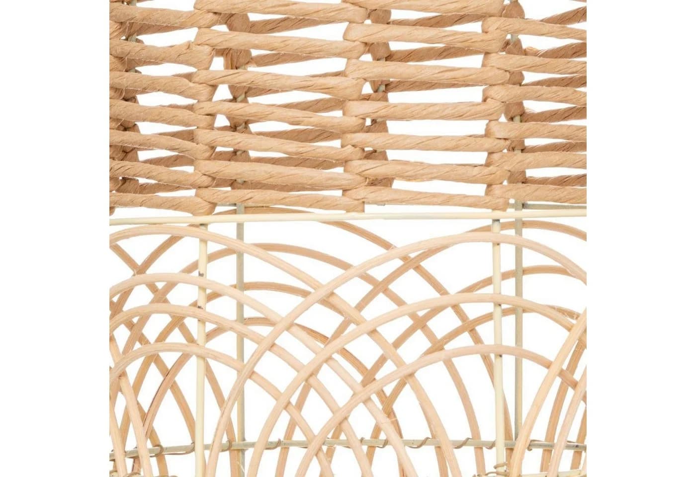 Atmosphera Créateur d'intérieur Deko-Vase LOUR Beige Rattan