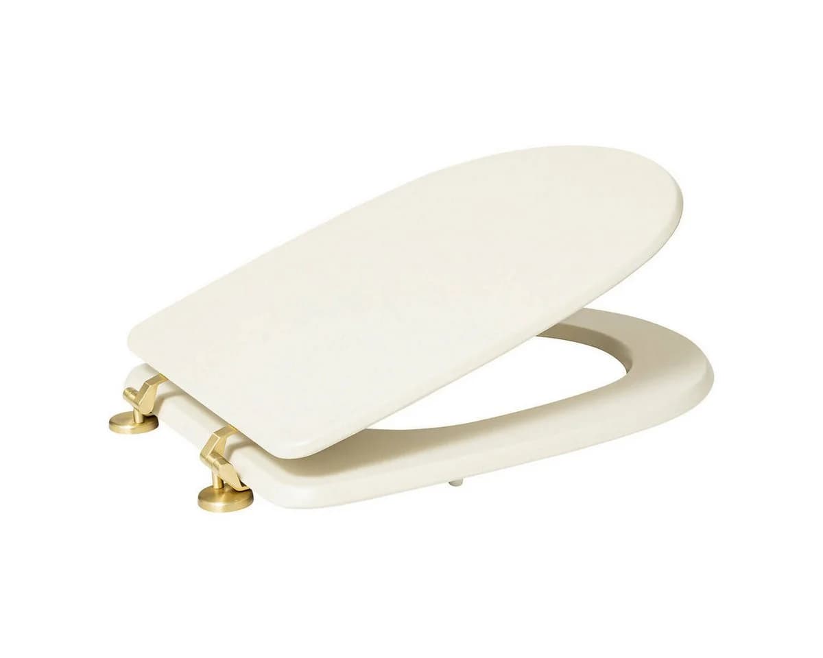 5five Simply Smart WC-Sitz DUO Beige Kunststoff