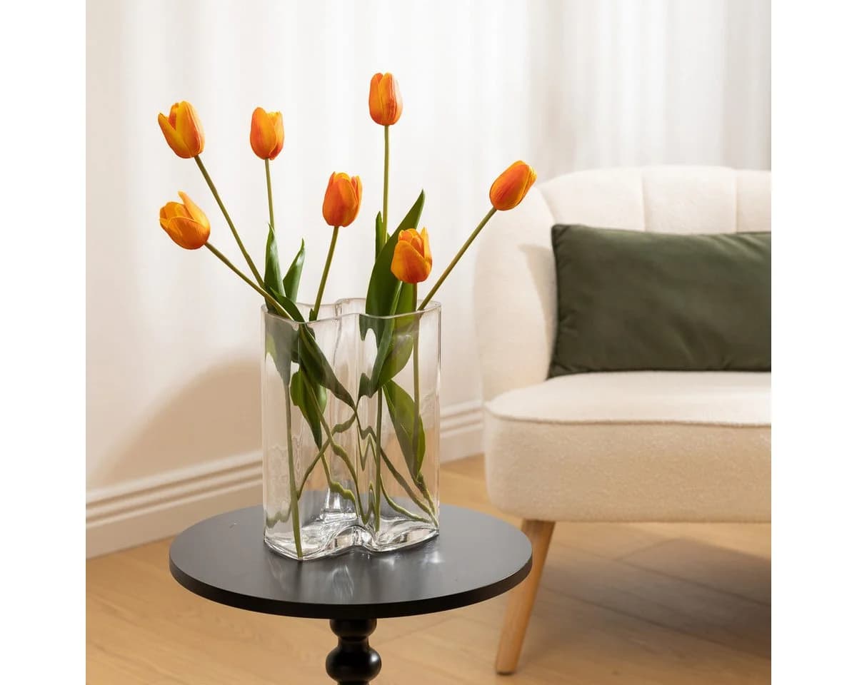 Atmosphera Dekovase KADE Transparent Glas Organisch Modern