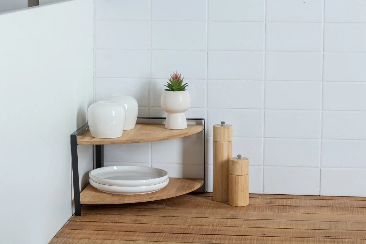 5five Simply Smart Küchenregal Bambus Eckregal