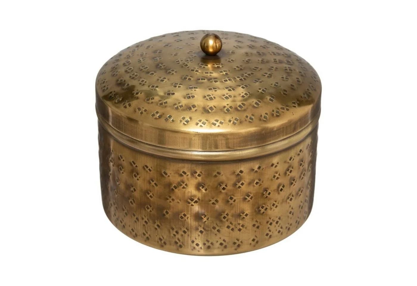 Atmosphera Créateur d'intérieur Aufbewahrungsbox Gold Metall Orientalisch