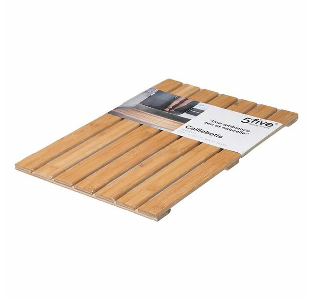 5five Simply Smart Badematte Naturelle Bambus Beige