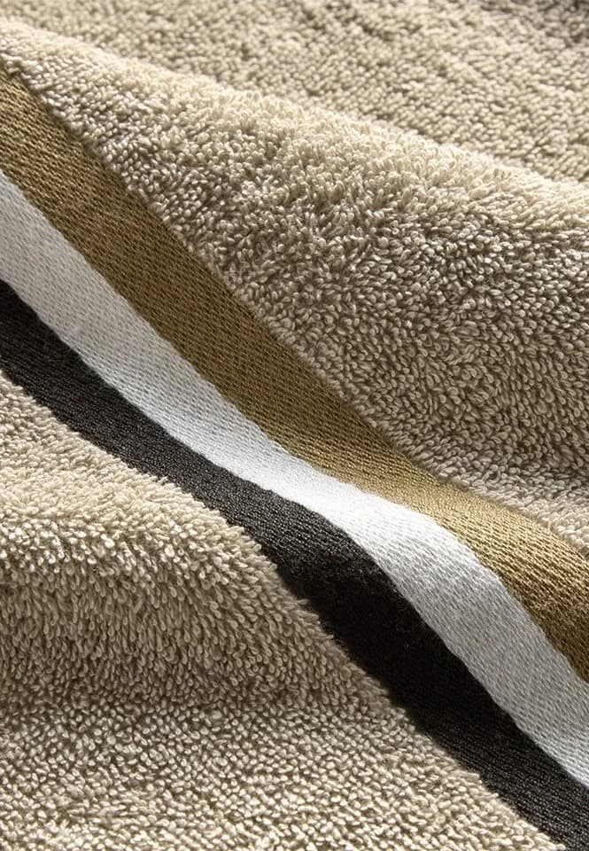 BOSS Home Duschtuch BLINEA Beige Frottier mit BOSS-Band