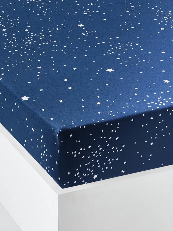 vertbaudet Spannbettlaken Kinder POLARSTERN Baumwolle
