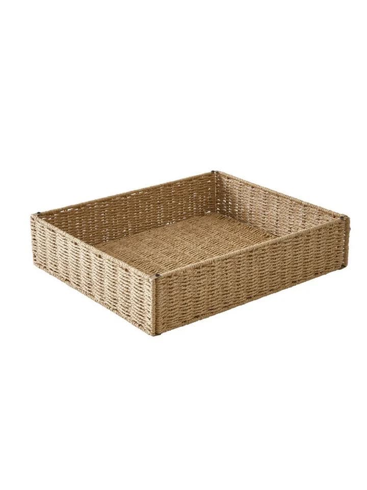 vertbaudet Aufbewahrungsbox Wickeltisch Papierkordel Beige