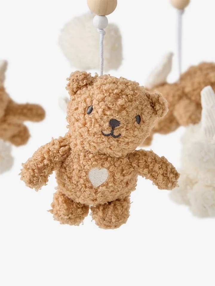 vertbaudet Baby Musik-Mobile mit Holzfuß KLEINER BÄR