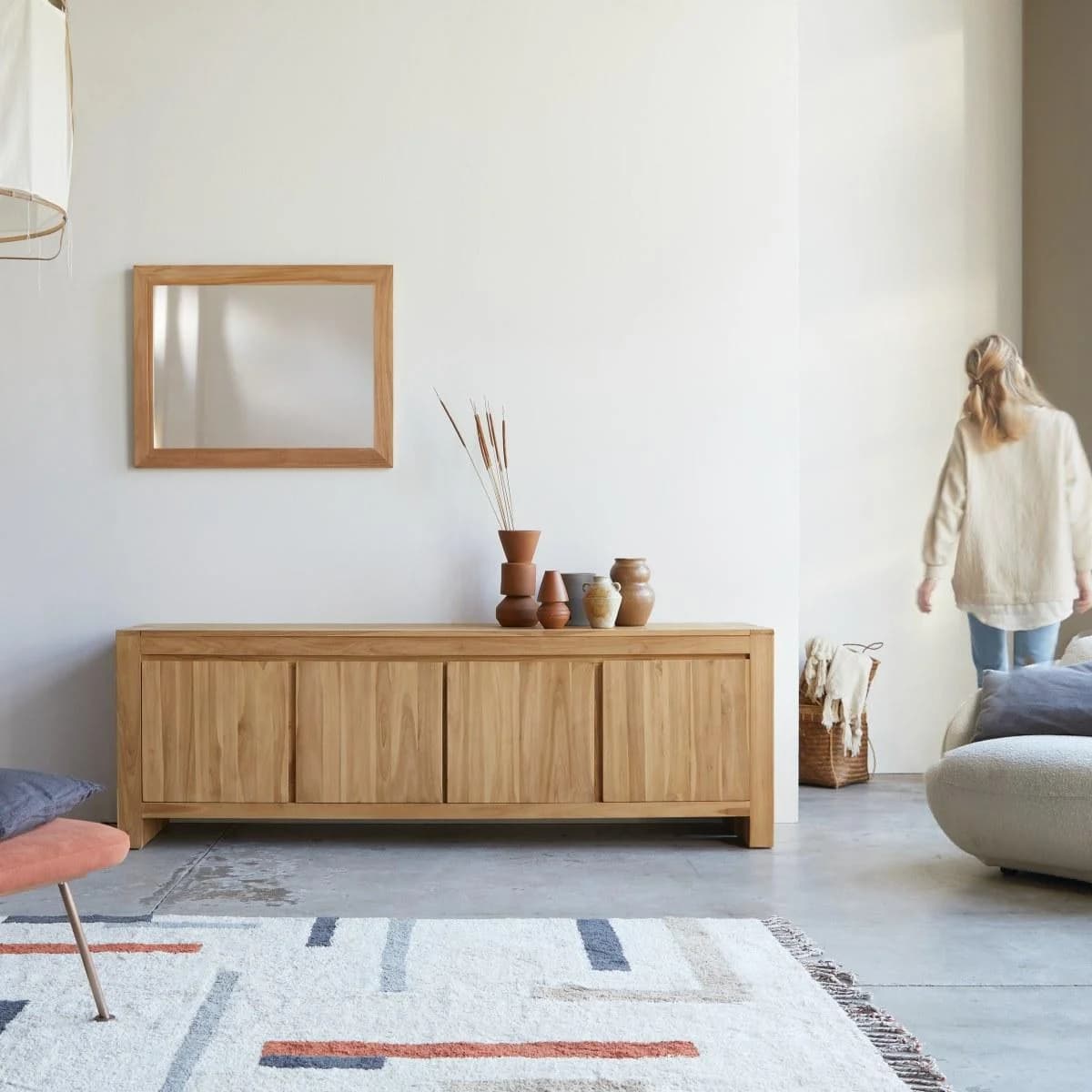 Tikamoon Sideboard aus Teakholz 210 Eden