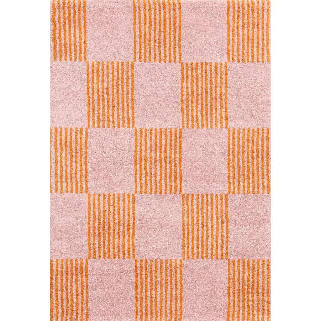 Nazar Rugs Vintage Teppich Orange Polypropylen