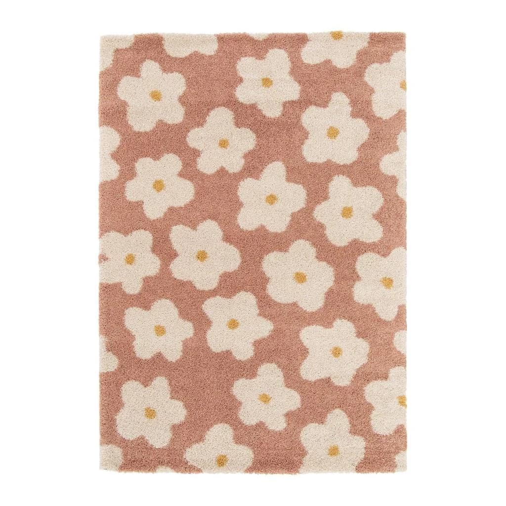 AFK Living Kinderteppich Pink Hochflor OEKO-TEX