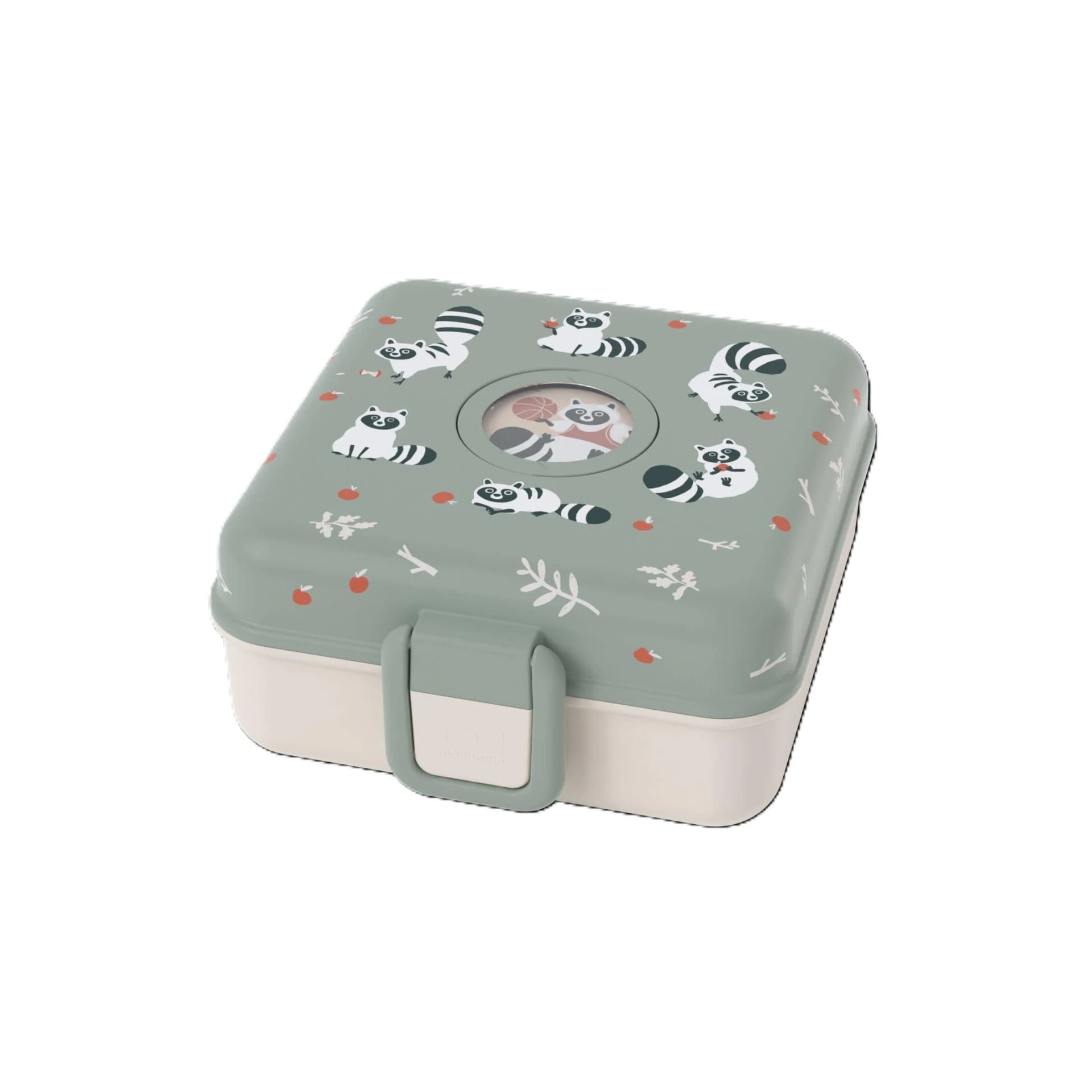 Lunchbox RACCOON Rosa PP/PLA/Silikon