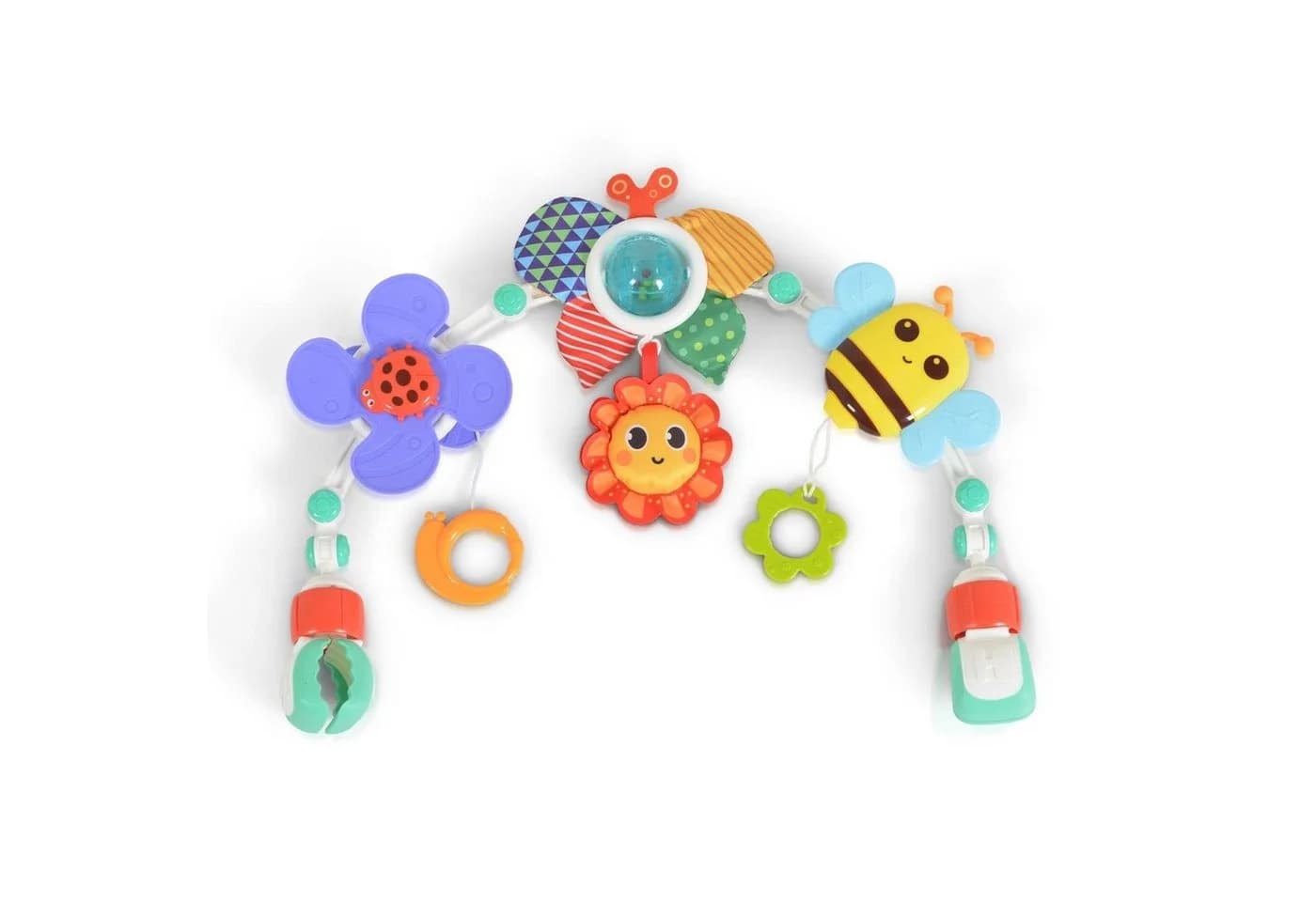 Moni Spielbogen für Kinderbett & Kinderwagen mit Rassel & Beißring