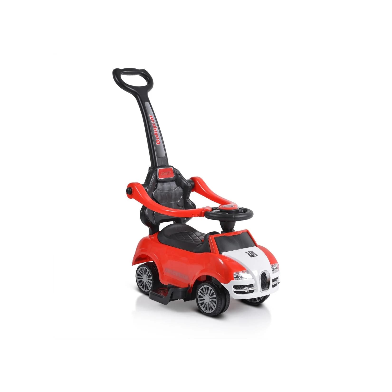 Moni Rutschauto 2 in 1 Rider 208 Rutscher mit Griff, Lehne, Bügel, Fußstütze