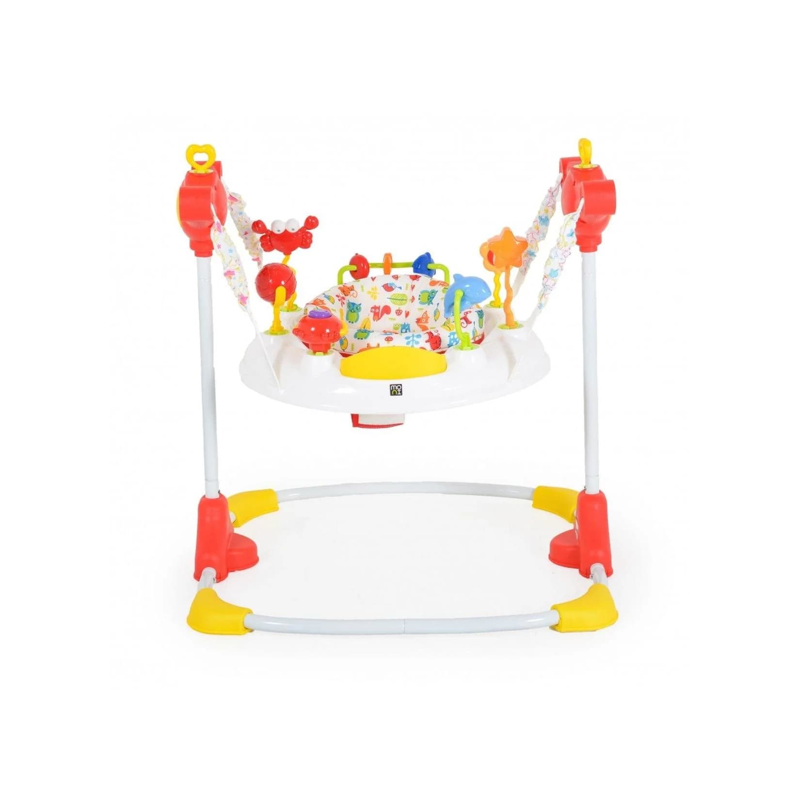 Hopser Vista mit Spielcenter, Musik, Licht, MP3, höhenverstellbar weiß rot