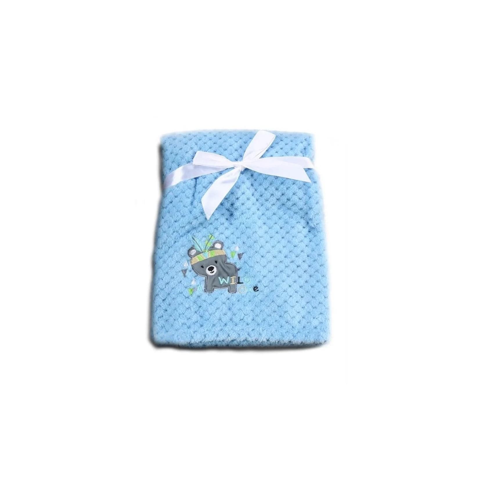 Cangaroo Babydecke Freya Blau Fleece 80 x 110 cm