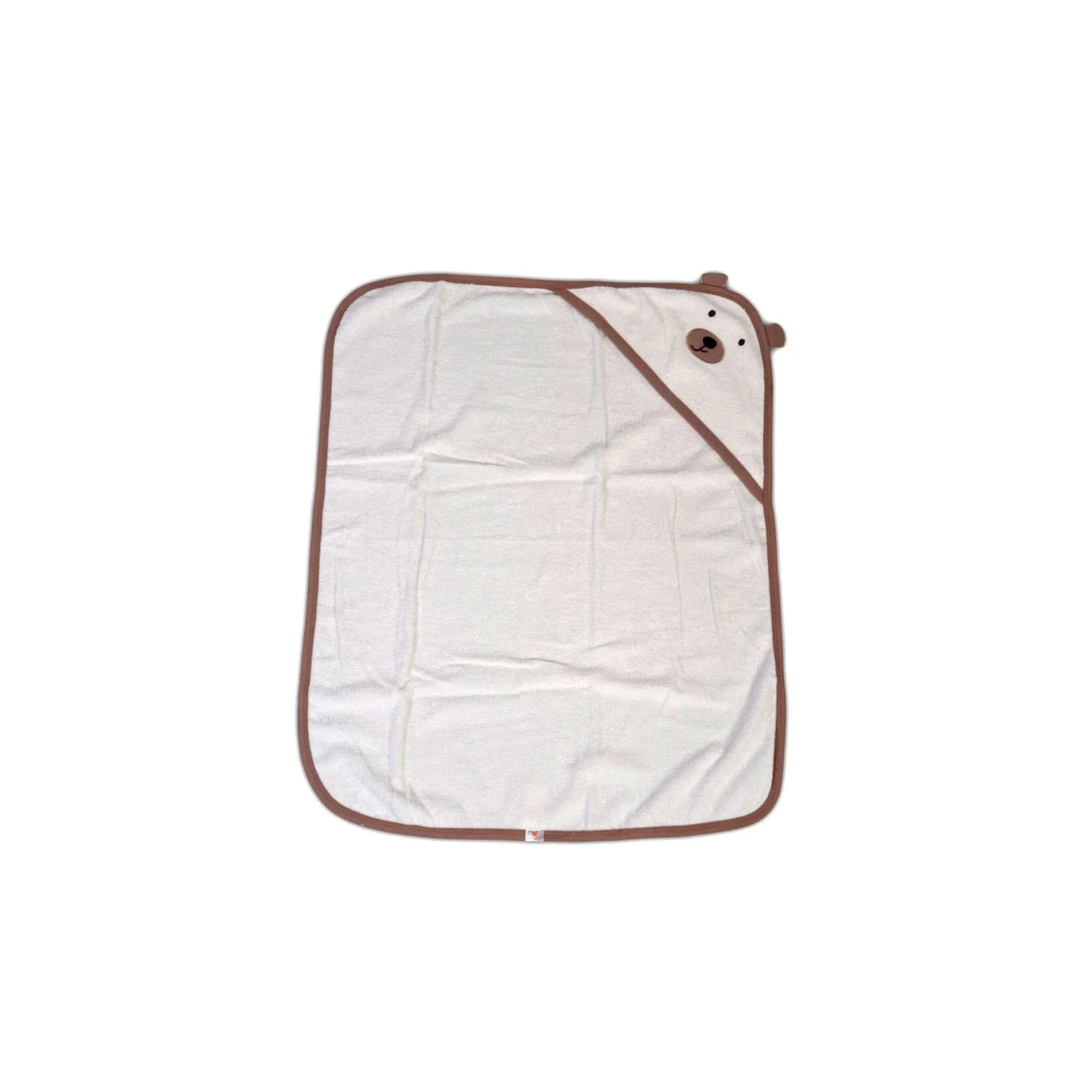 Cangaroo Baby Badetuch Baloo Kapuze 100% Baumwolle Braun