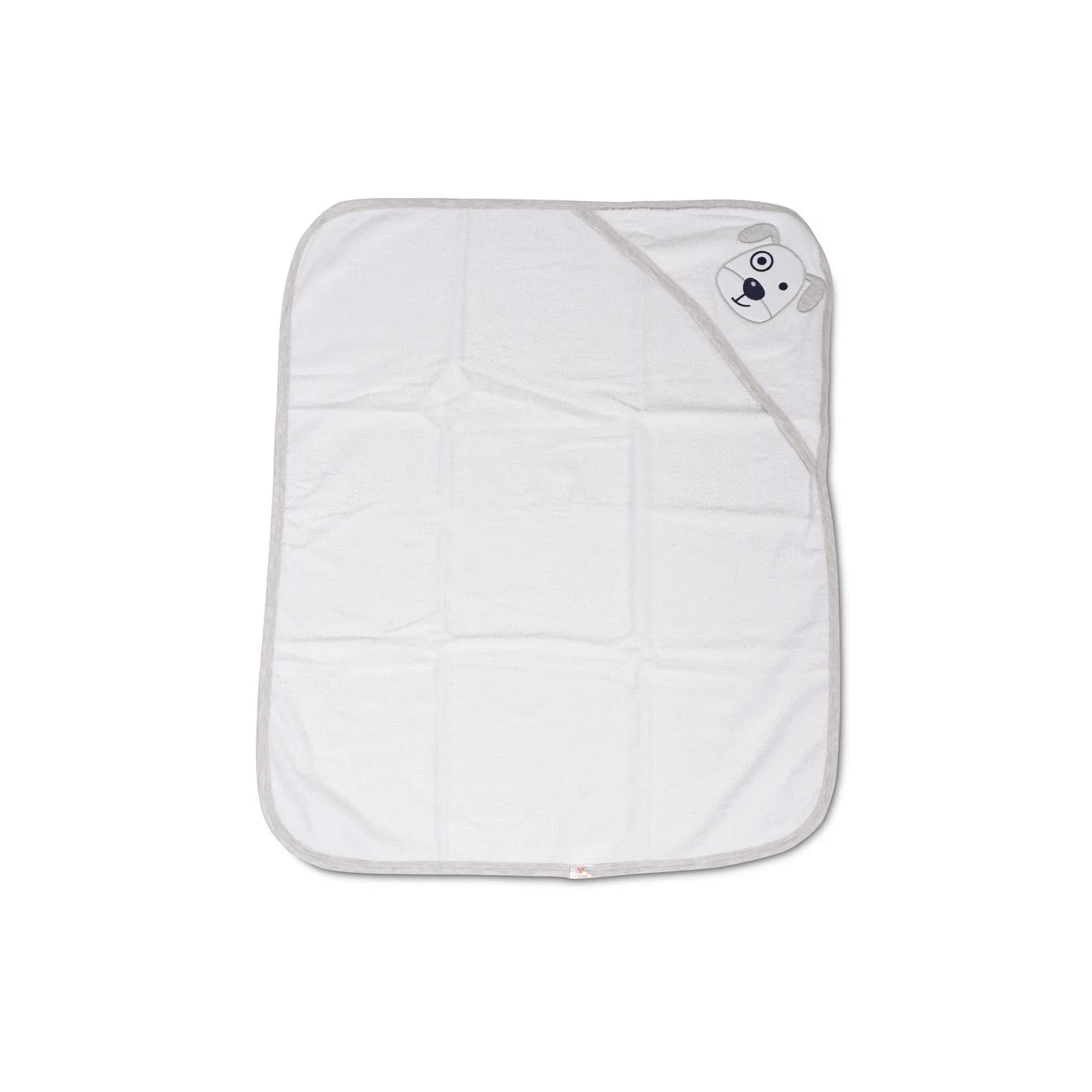 Cangaroo Baby Badetuch Baloo Grau mit Kapuze