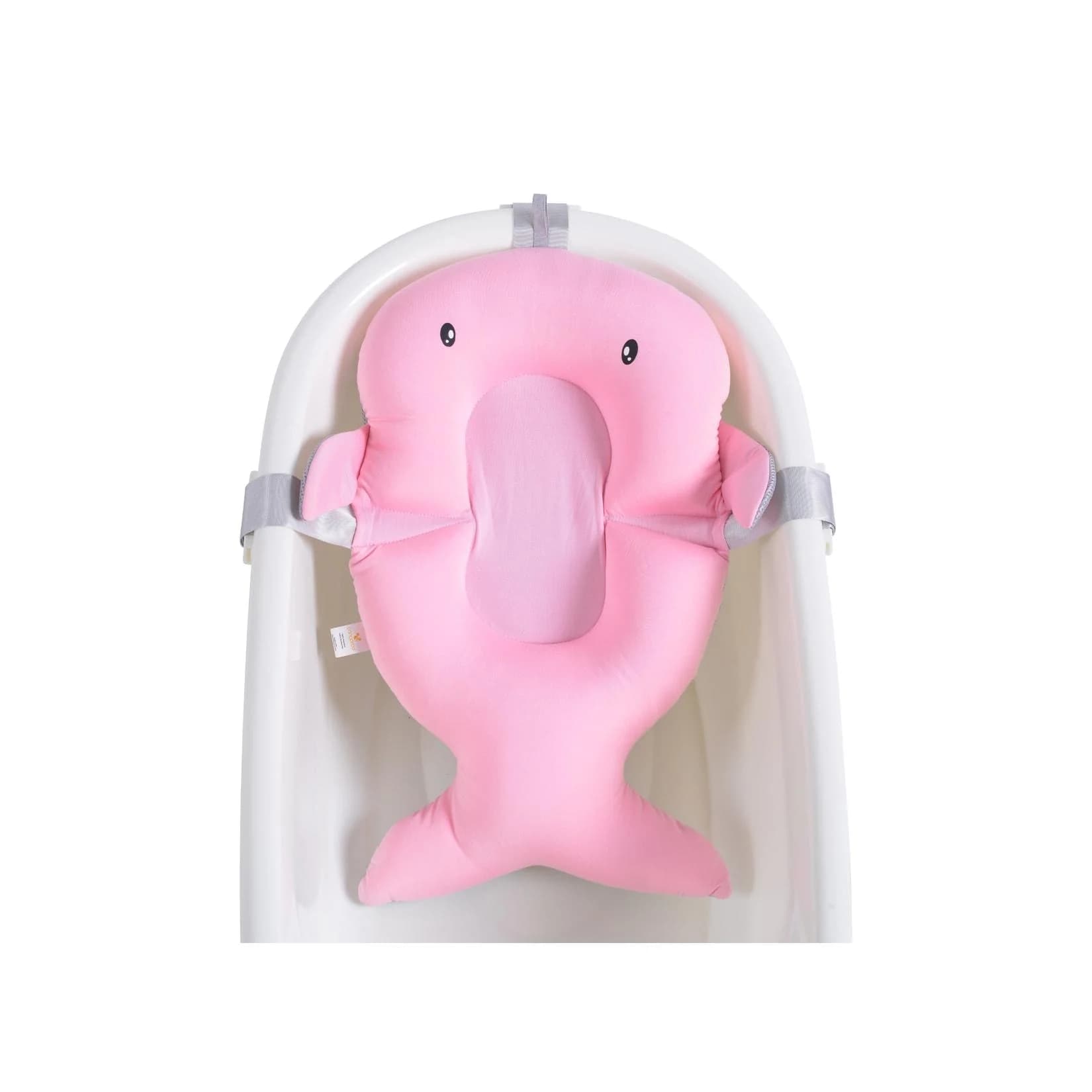 Cangaroo Babybadenetz Bailey Badekissen Rosa mit Clips