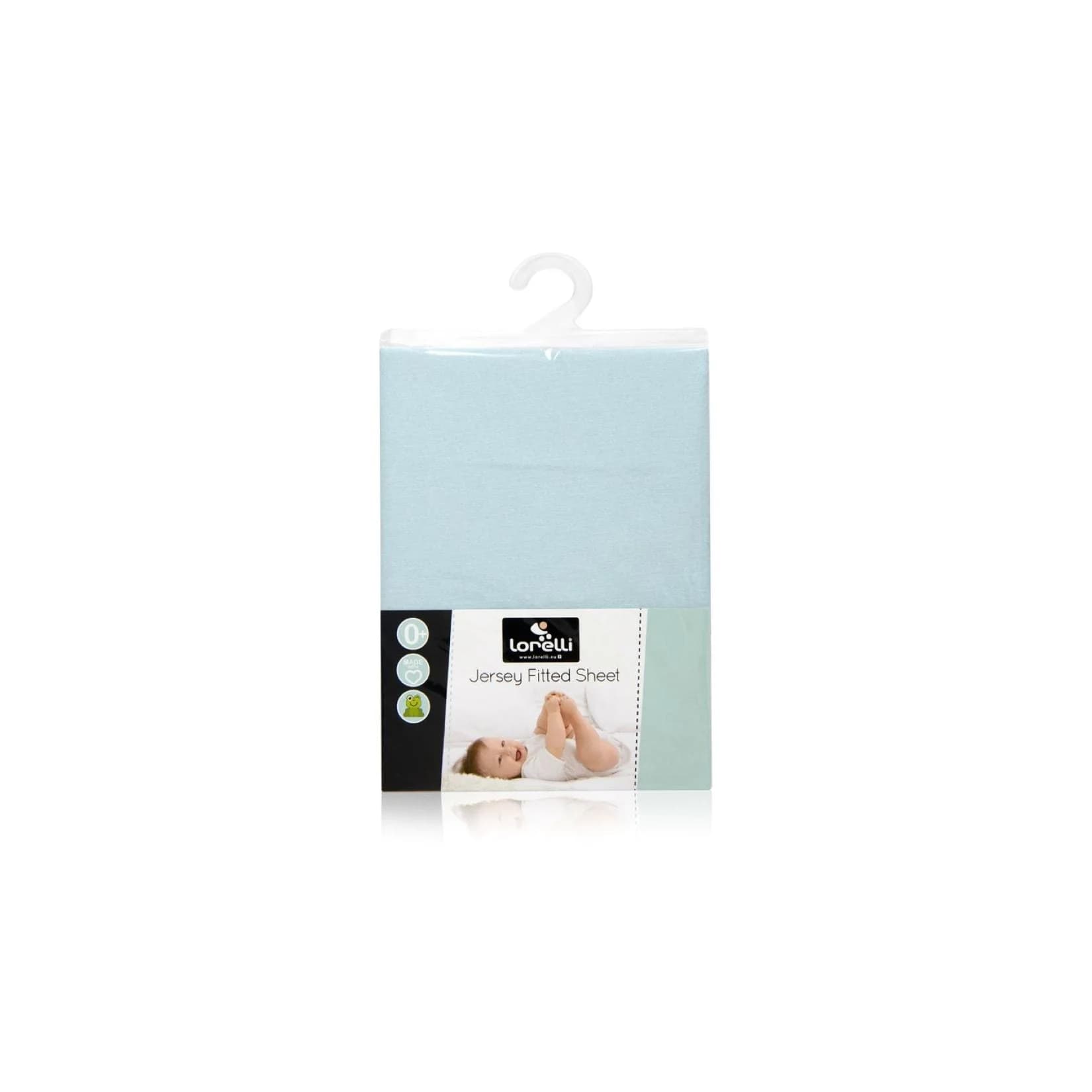Lorelli Spannbetttuch Jersey Babybett Blau