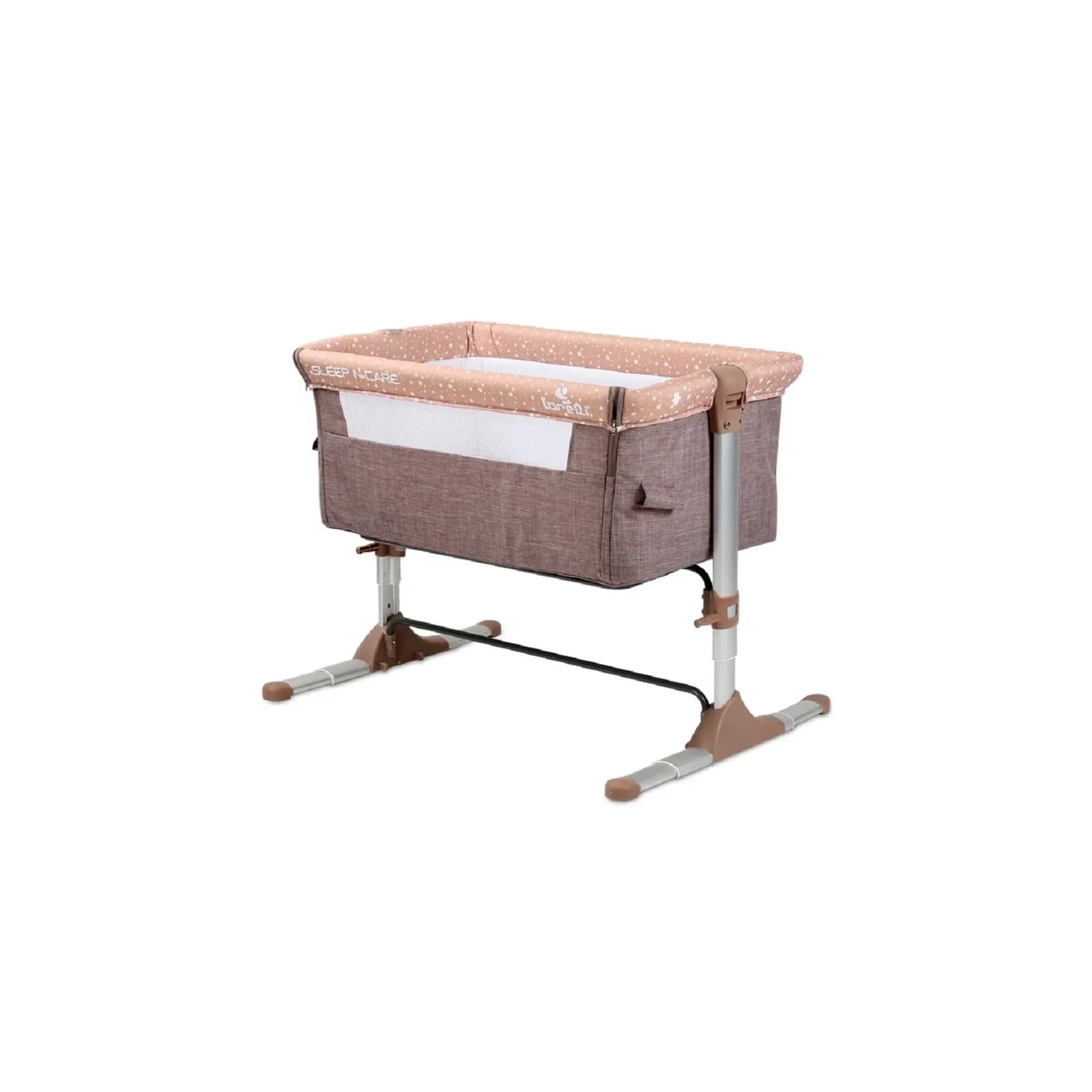 Lorelli Bettschaukel Sleep n Care ab Geburt Beige höhenverstellbar