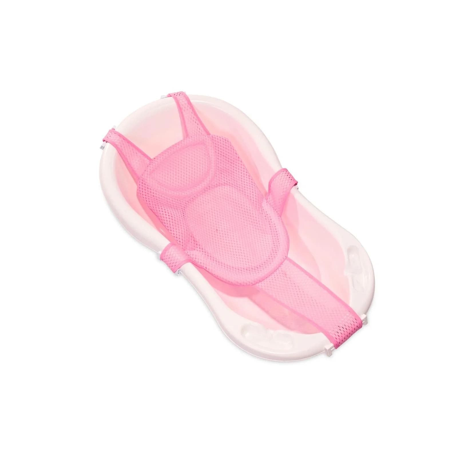 Lorelli Babywannennetz Turtle Pink mit Kunststoff-Clips