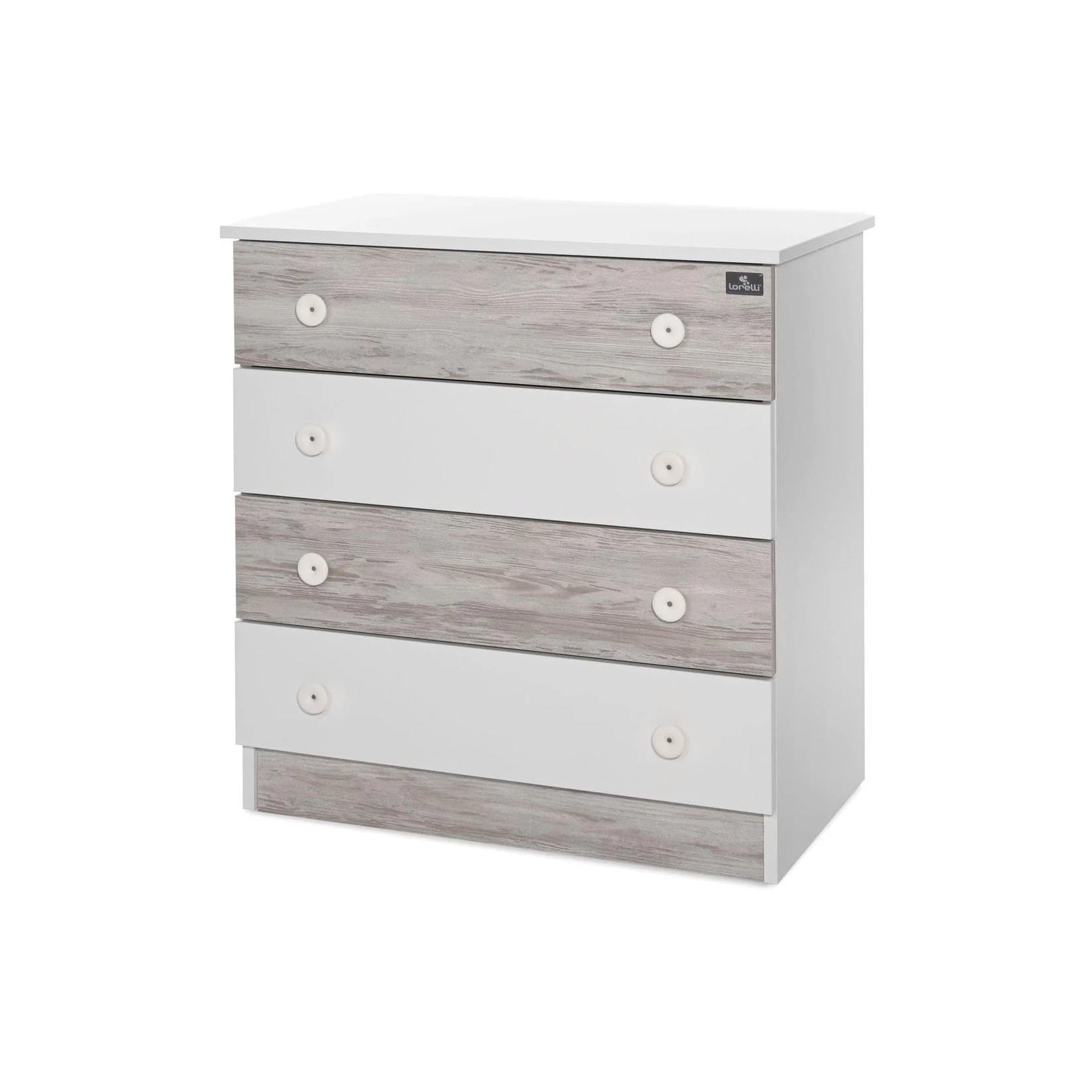 Lorelli Kommode Dresser Weiß/Grau