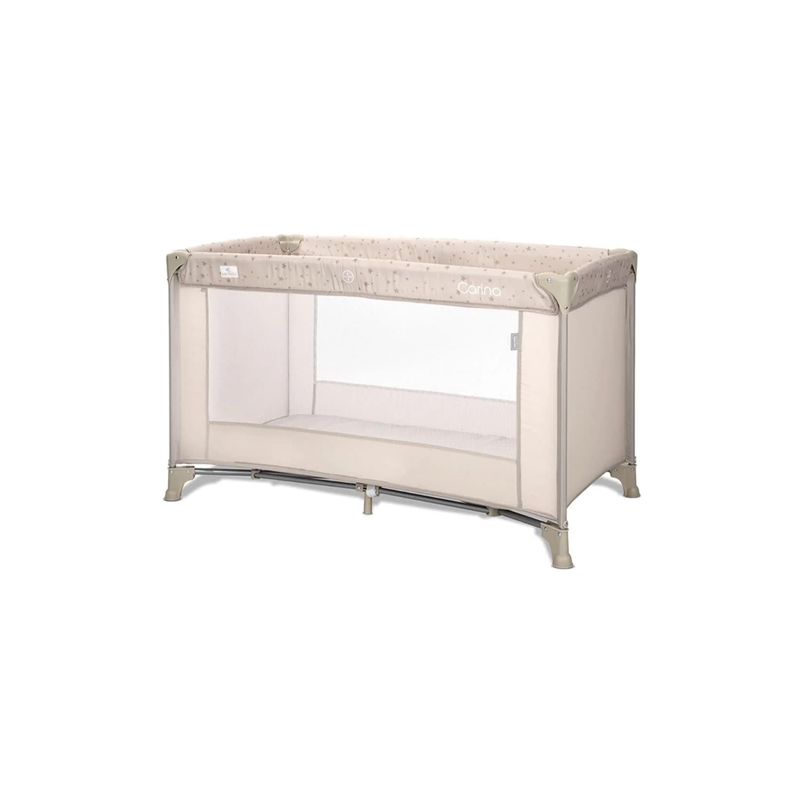 Lorelli Reisebett Carina Faltbar mit Matratze und Tragetasche Beige